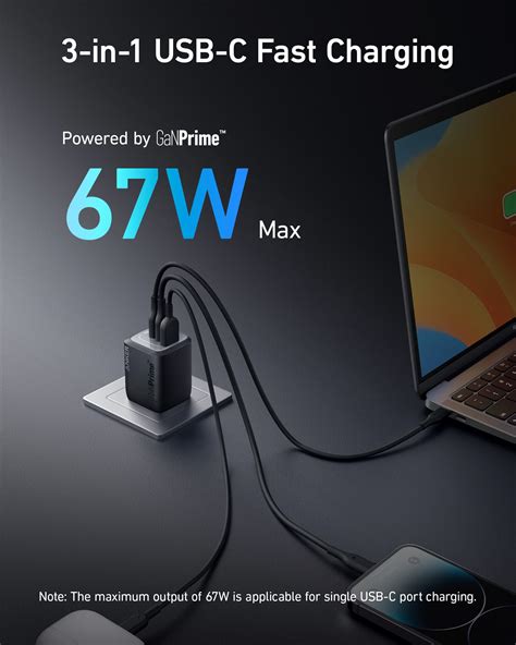 anker prime wall charger (67w, 3 ports, gan) - 未来の充電技術と日本の伝統の融合