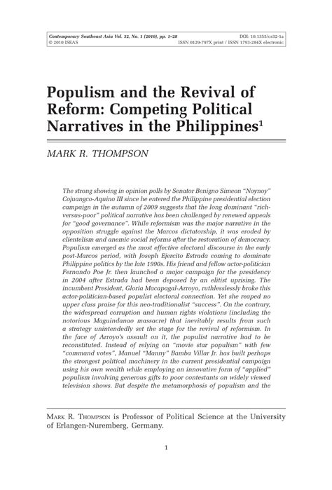  Fragmented Freedoms: Challenging Political Narratives in the Philippines!